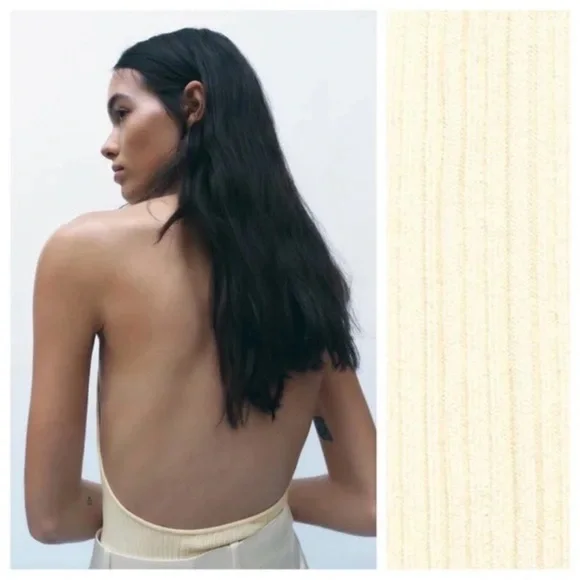 Zara || Ribbed Knit Bodysuit - Picture 2 of 13